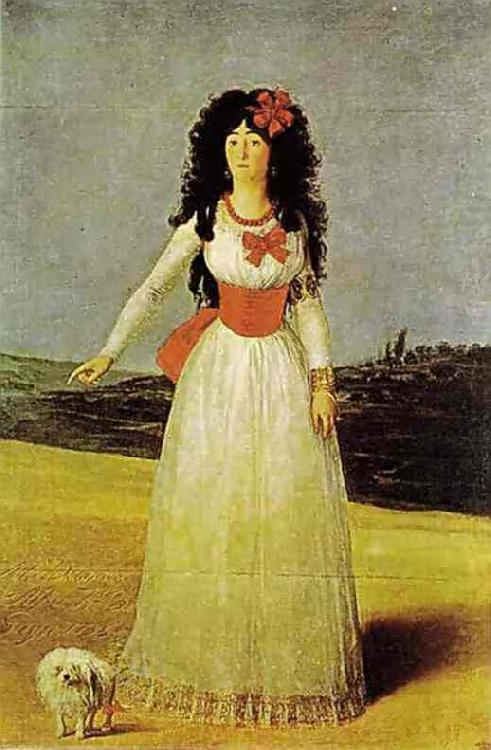 Francisco Jose de Goya Portrait of the Dutchess of Alba china oil painting image